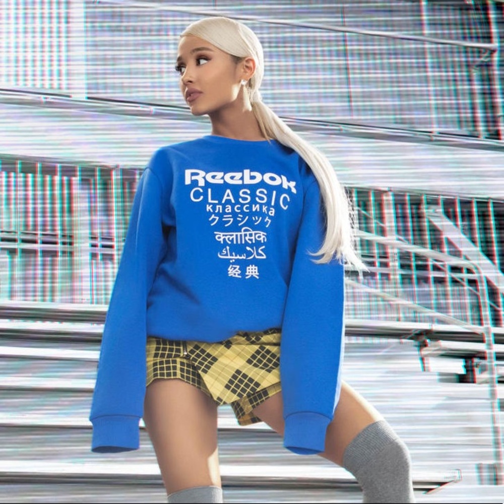 NWOT Reebok language sweatshirt